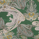 Malha Viscose Paisley Verde - Ribes y Casals