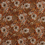 Malha Viscose Cachemire Laranja - Ribes y Casals