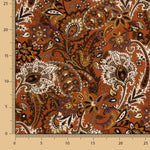 Malha Viscose Cachemire Laranja - Ribes y Casals