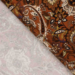 Malha Viscose Cachemire Laranja - Ribes y Casals