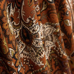 Malha Viscose Cachemire Laranja - Ribes y Casals