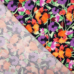 Malha Viscose Dalhia Preta - Ribes y Casals