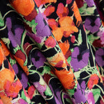 Malha Viscose Dalhia Preta - Ribes y Casals