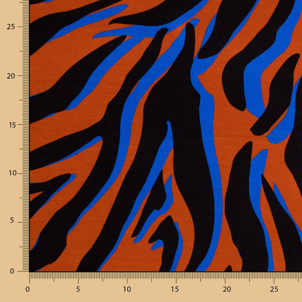 Malha Viscose Fantasia Azulejo - Ribes y Casals