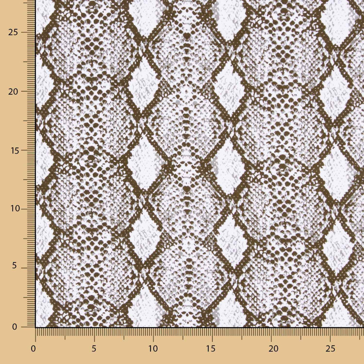 Malha Viscose Ikat Marrom - Ribes y Casals