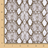 Malha Viscose Ikat Marrom - Ribes y Casals