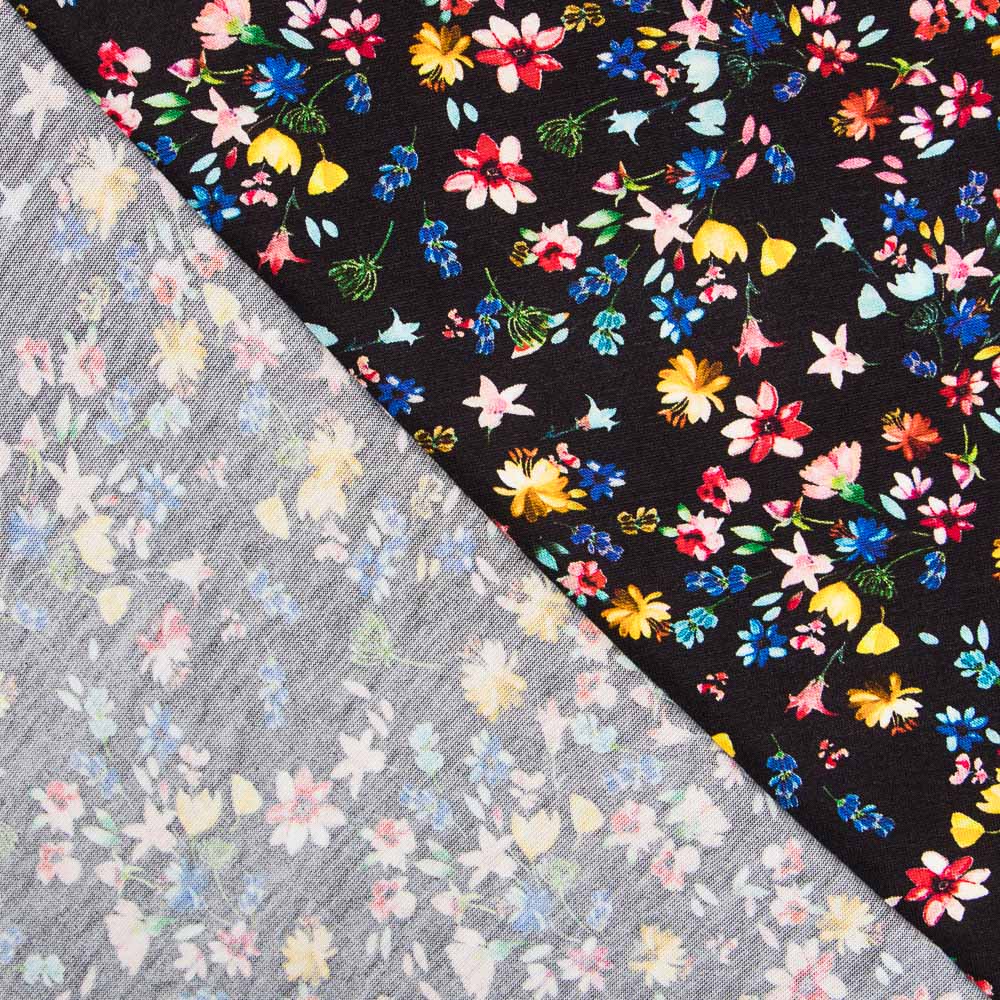 Malha Viscose Florezinhas - Ribes y Casals