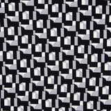 Malha Viscose Geo Cinza Preto - Ribes y Casals