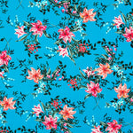 Malha Viscose Hibisco Azul - Ribes y Casals