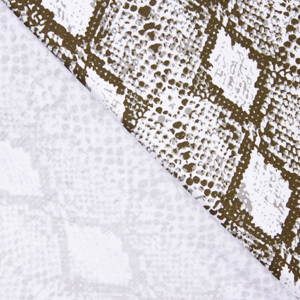 Malha Viscose Ikat Marrom - Ribes y Casals