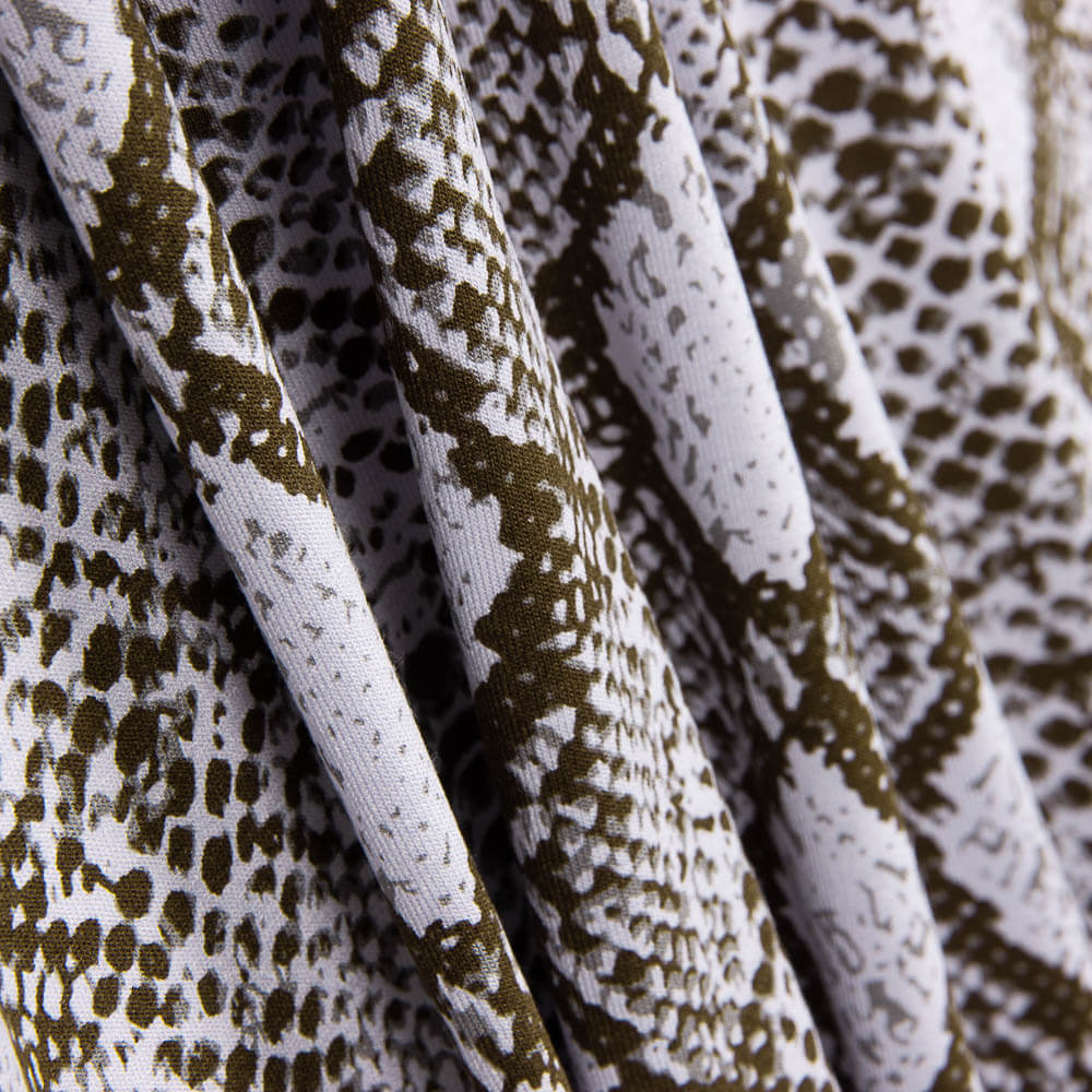 Malha Viscose Ikat Marrom - Ribes y Casals