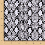 Malha Viscose Ikat Preta - Ribes y Casals