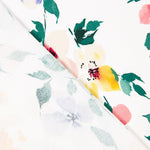 Malha Viscose Jardim Branco - Ribes y Casals