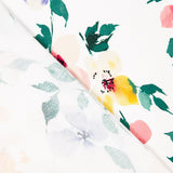 Malha Viscose Jardim Branco - Ribes y Casals