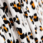 Malha Viscose Leopardo Branco - Ribes y Casals