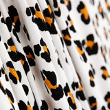 Malha Viscose Leopardo Branco - Ribes y Casals