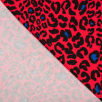 Malha Viscose Vermelho Leopardo - Ribes y Casals