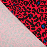 Malha Viscose Vermelho Leopardo - Ribes y Casals
