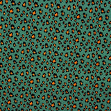 Malha Viscose Leopardo Verde Menta - Ribes y Casals