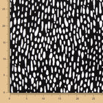 Malha Viscose Manchada Branco - Ribes y Casals