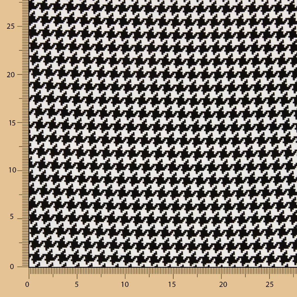 Malha Viscose Pata de Galo Branco - Ribes y Casals