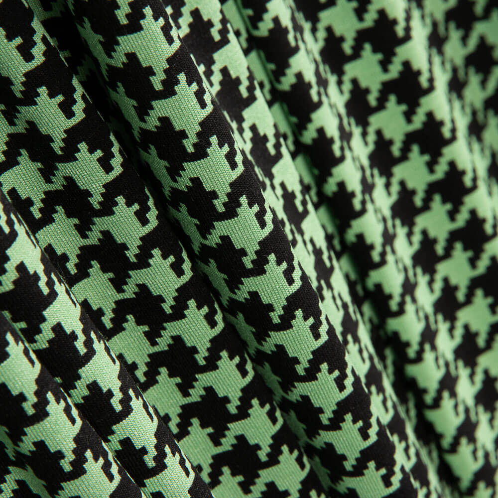 Malha Viscose Pata de Galo Verde - Ribes y Casals