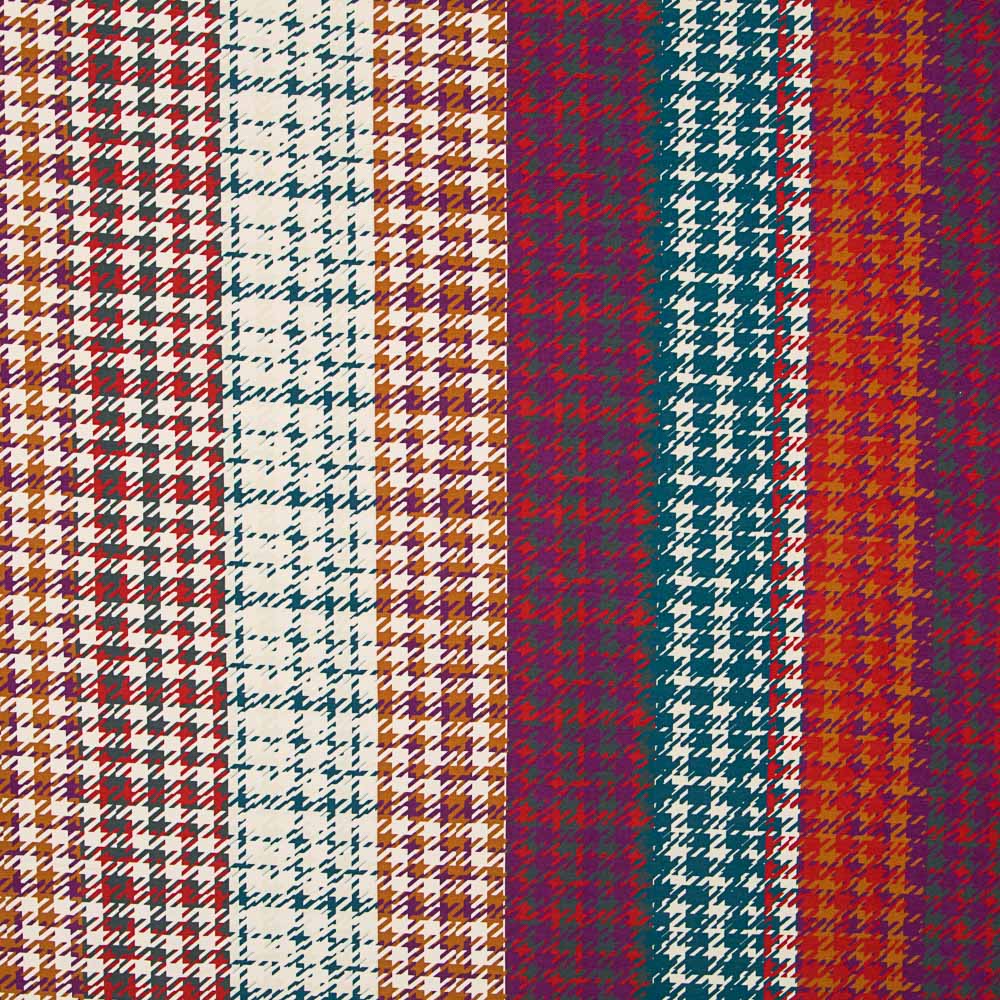 Malha Viscose Pied de Poule Multicolorido - Ribes y Casals