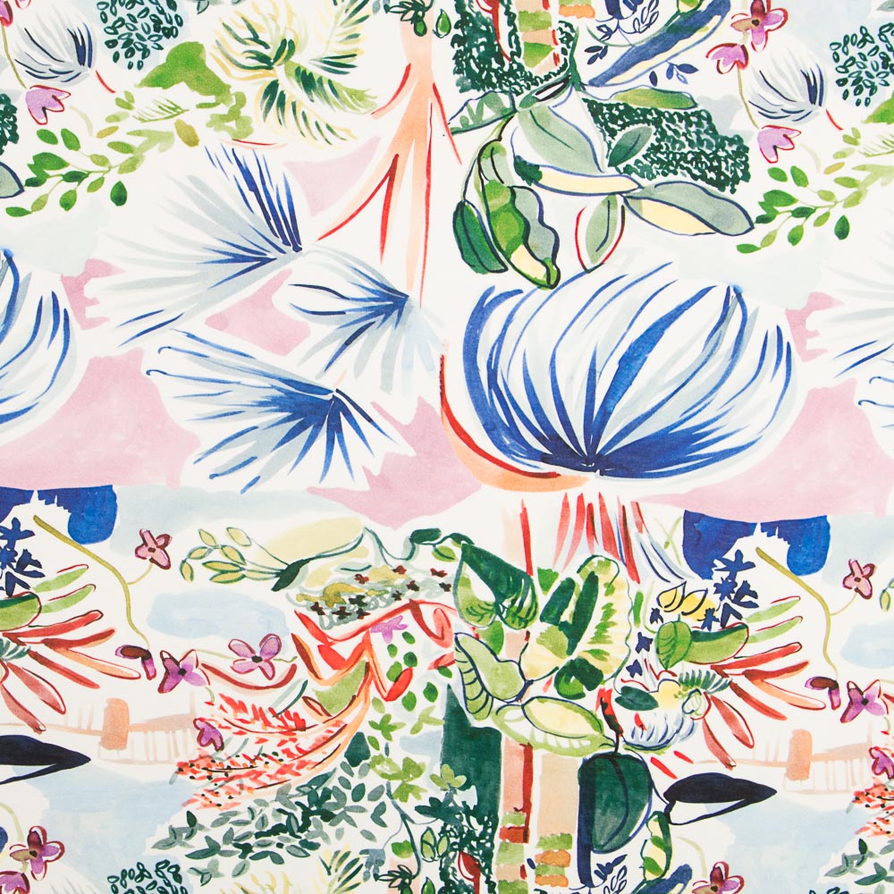 Malha Viscose Pinturas Flores - Ribes y Casals