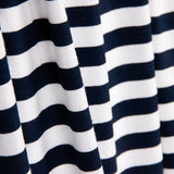 Malha Viscose Listras Marinho 10mm - Ribes y Casals