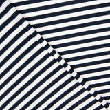 Malha Viscose Listras Marinho 5mm - Ribes y Casals