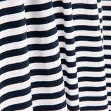 Malha Viscose Listras Marinho 5mm - Ribes y Casals