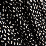 Malha Viscose Tears Branco-Preto - Ribes y Casals