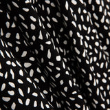 Malha Viscose Tears Branco-Preto - Ribes y Casals