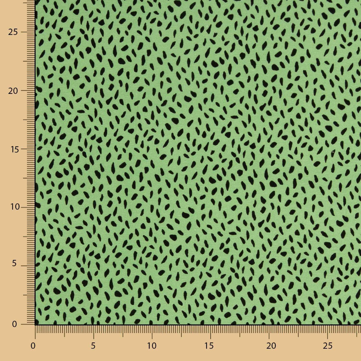 Malha Viscose Tears Negro-Verde - Ribes y Casals