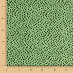 Malha Viscose Tears Negro-Verde - Ribes y Casals