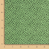 Malha Viscose Tears Negro-Verde - Ribes y Casals