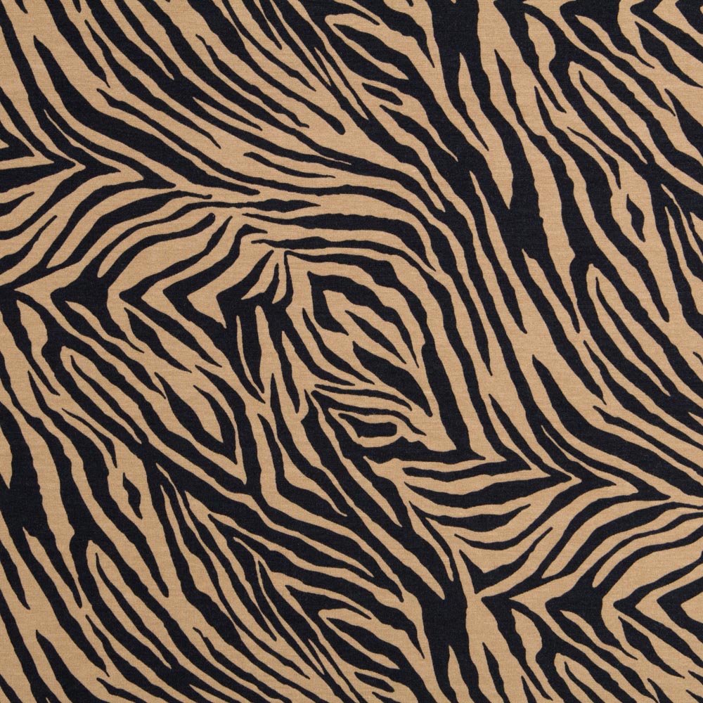 Tigre Viscose Tricotada Bege - Ribes y Casals