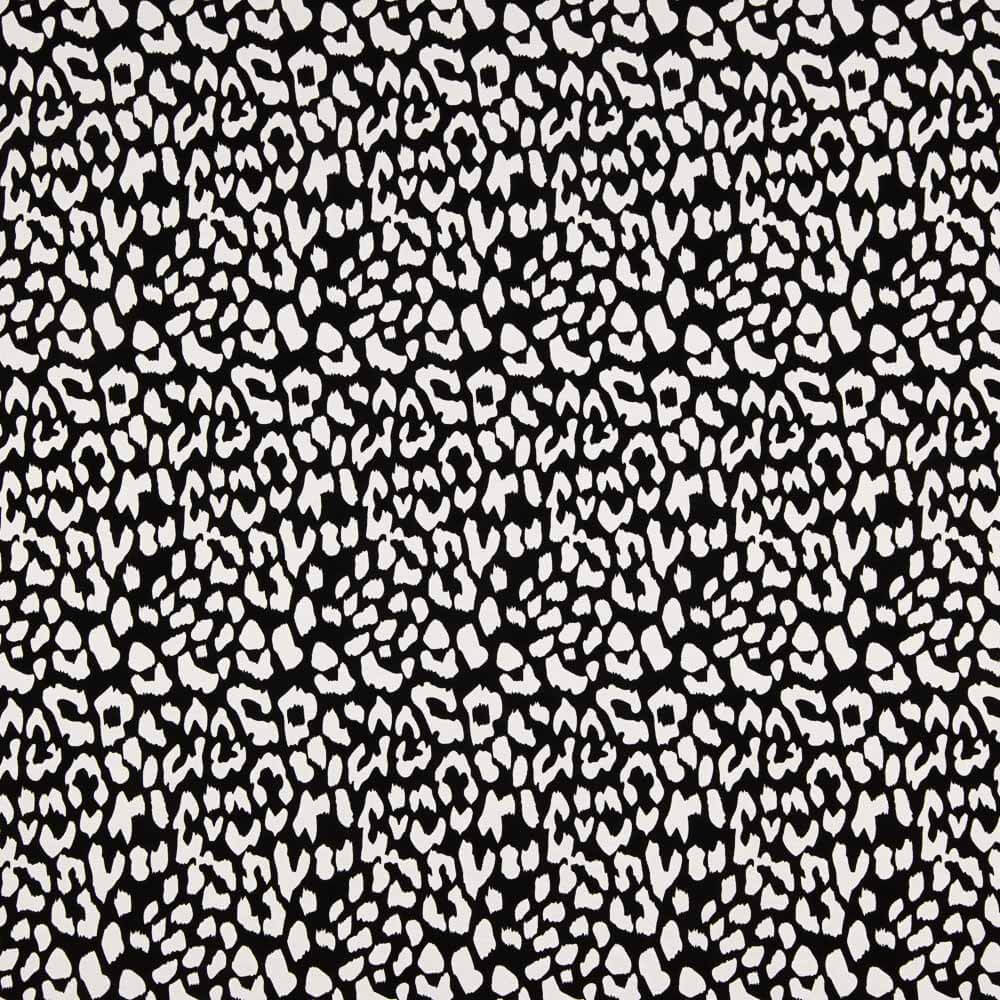 Malha Viscose Wild Preta - Ribes y Casals