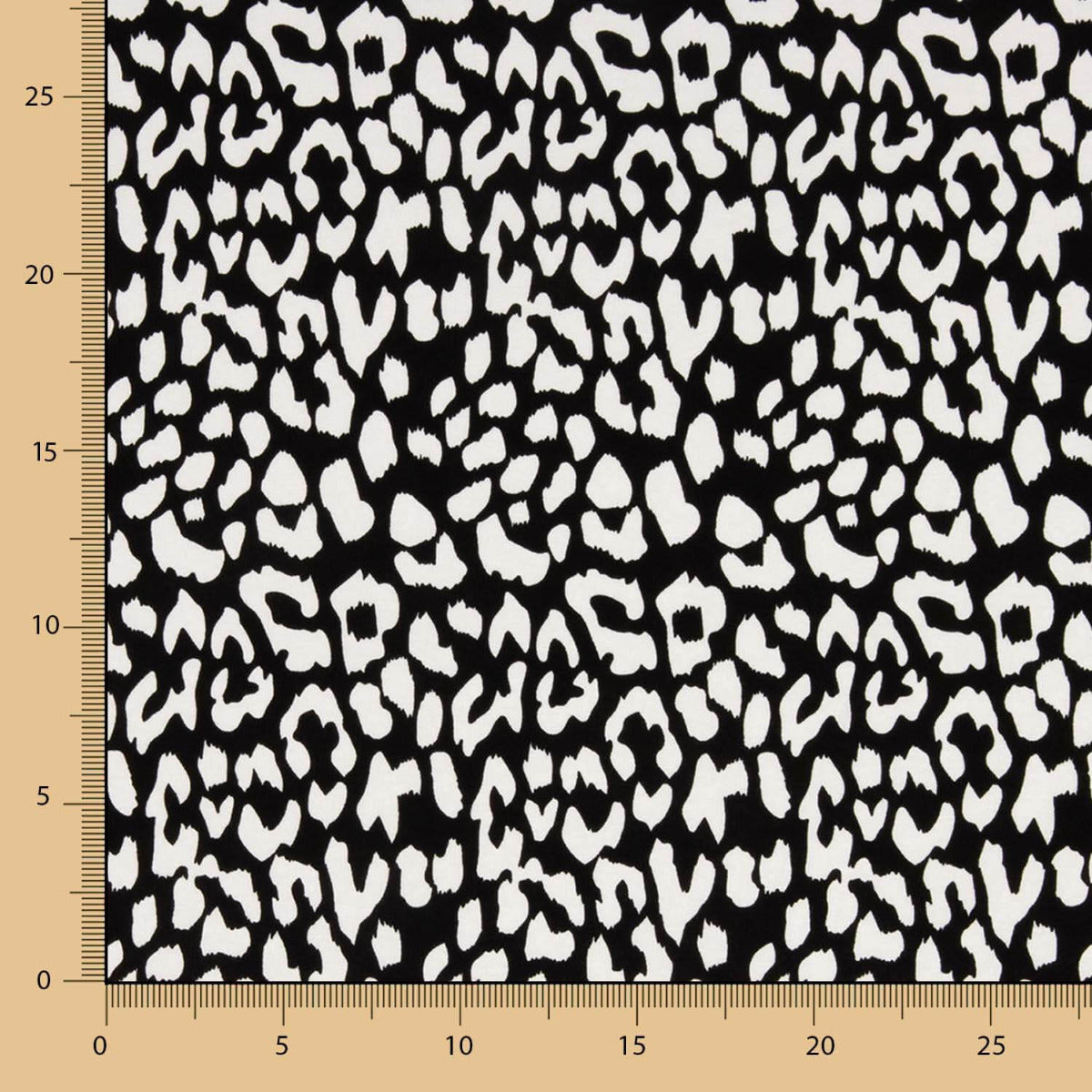 Malha Viscose Wild Preta - Ribes y Casals