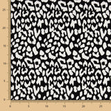 Malha Viscose Wild Preta - Ribes y Casals