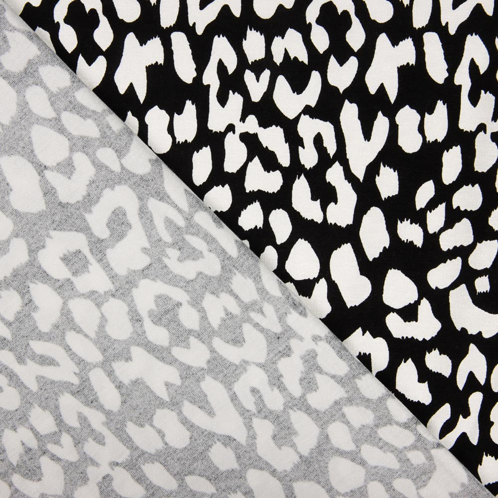 Malha Viscose Wild Preta - Ribes y Casals