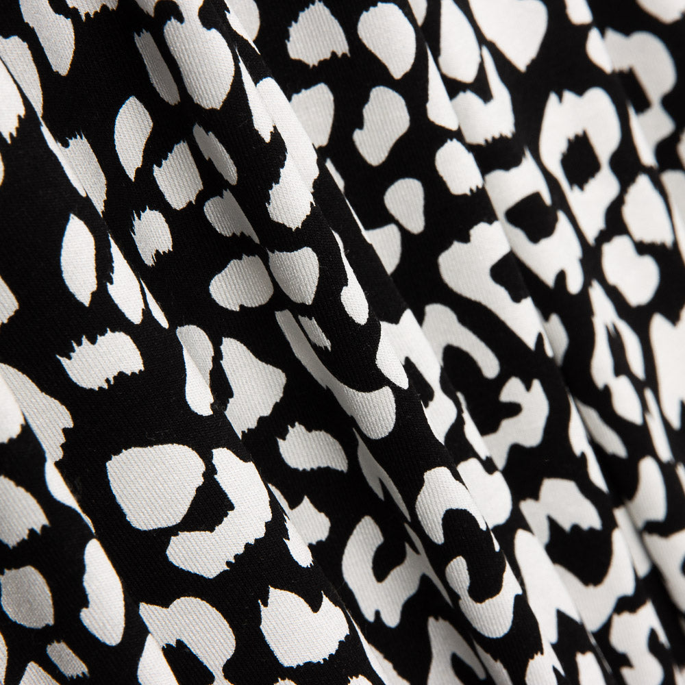 Malha Viscose Wild Preta - Ribes y Casals