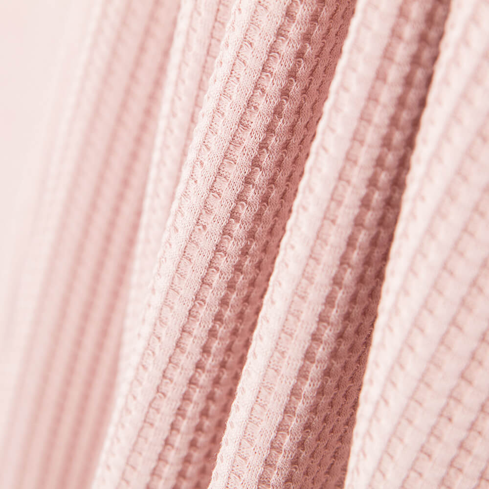 Malha Waffle Rosa Maquilhagem - Ribes y Casals