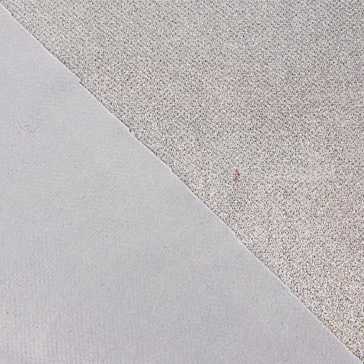 Malha Lamé com Glitter Cinza - Ribes y Casals