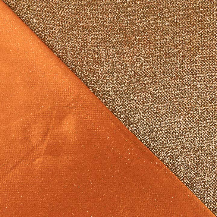 Ponto Lamé Glitter Laranja - Ribes y Casals