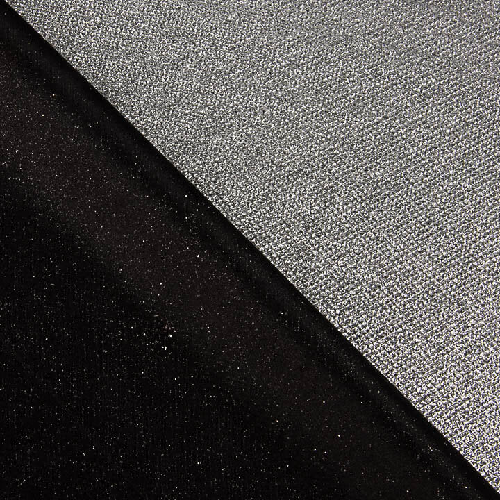 Ponto Lamé Glitter Preto - Ribes y Casals