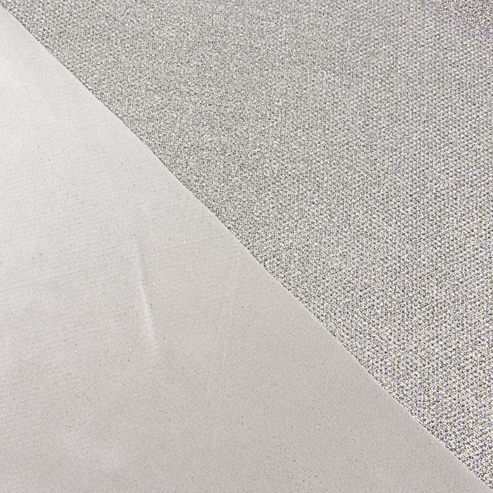 Ponto Lamé Glitter Prateado - Ribes y Casals