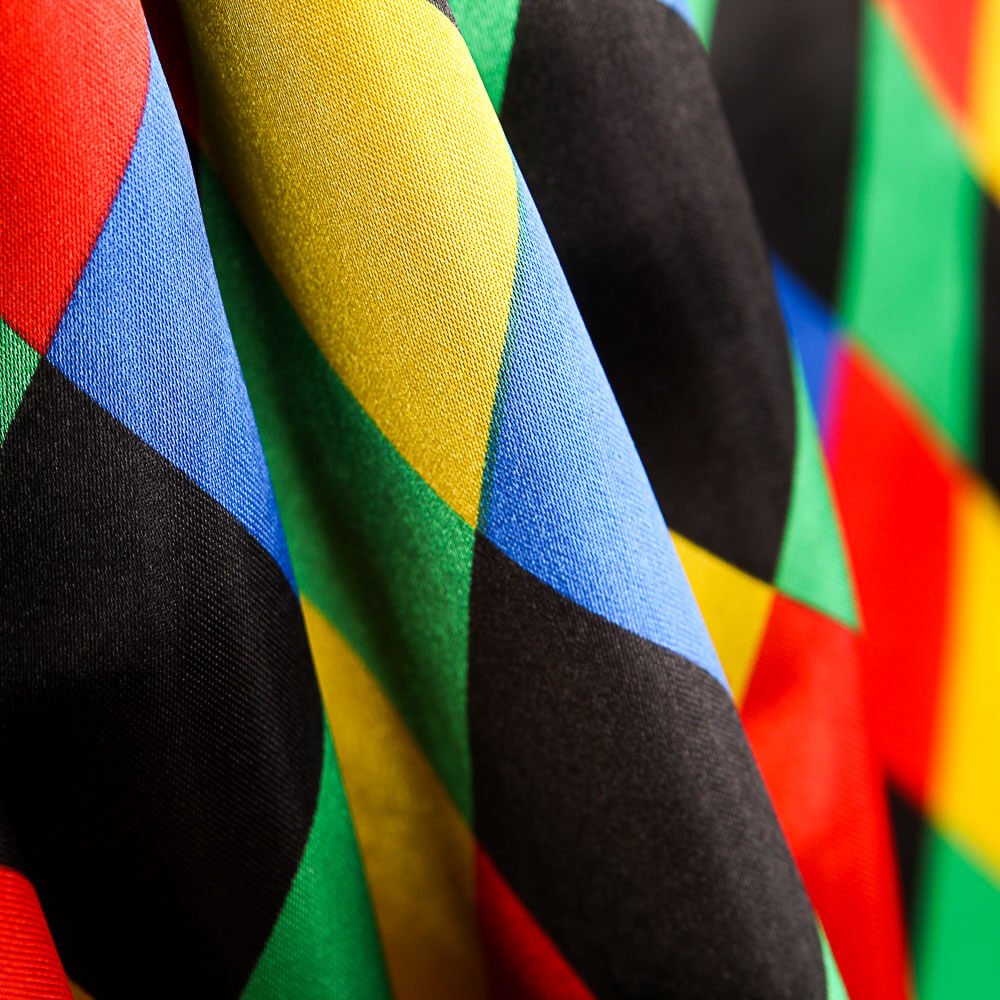 Cetim Carnaval Arlequim Cores - Ribes y Casals