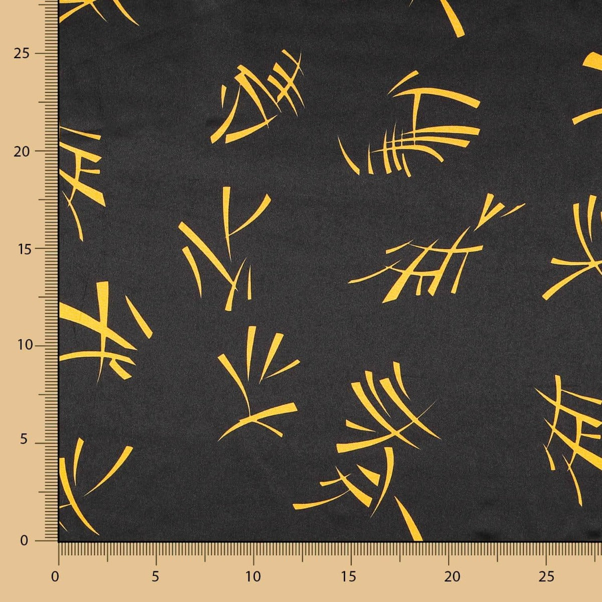 Cetim Carnaval Chinês Preto - Ribes y Casals