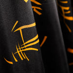 Cetim Carnaval Chinês Preto - Ribes y Casals